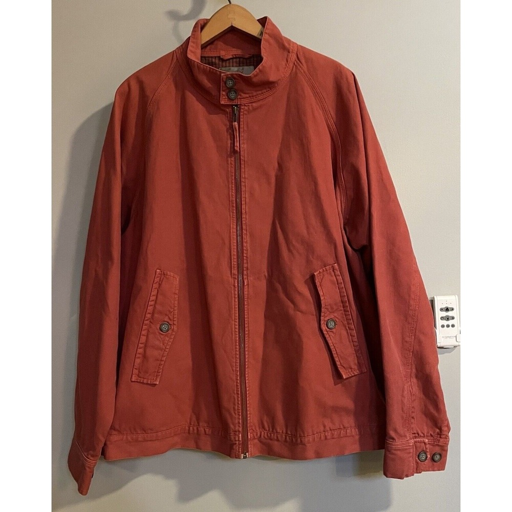 Territory Ahead Jacket Cotton Texture Knit Bomber Vintage Zip Up XLarge